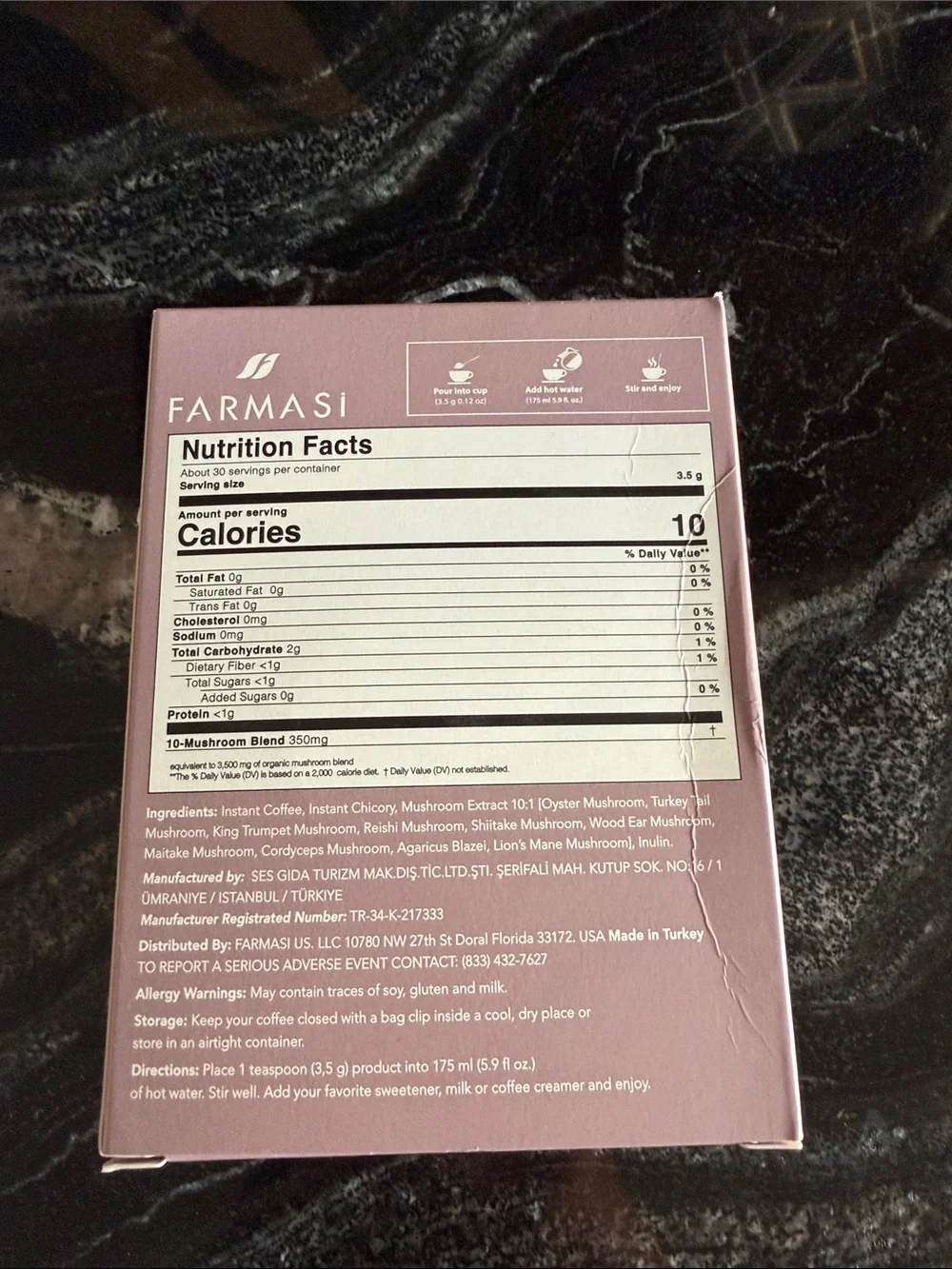 Farmasi Delish Mushroom Coffee